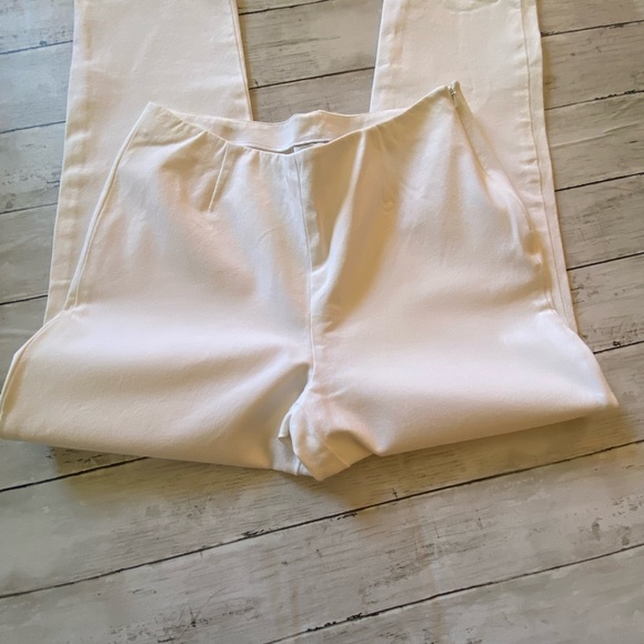 Chicos womens white pants side zipper (8) - Picture 2 of 6